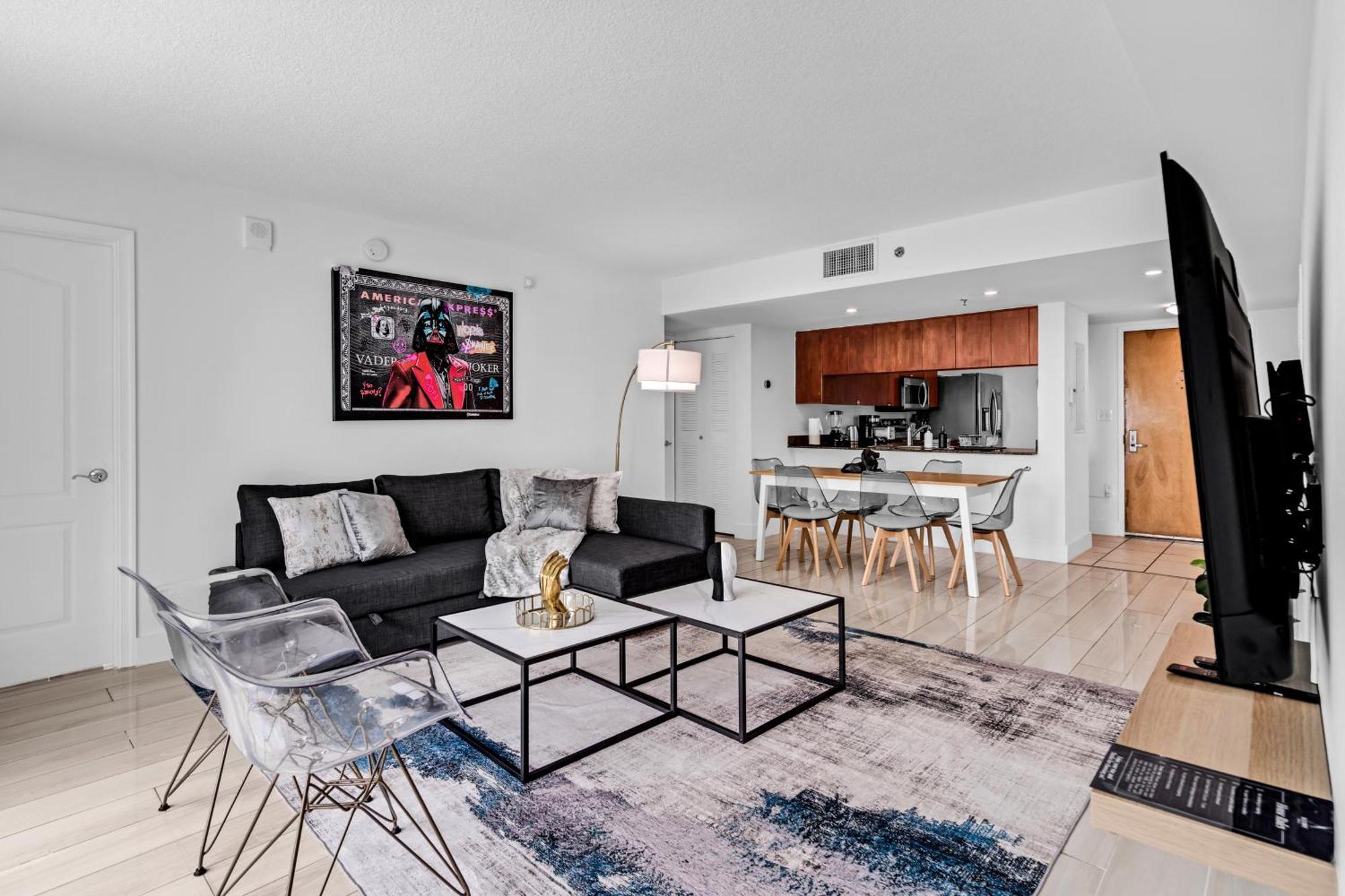 Lux 2B/2B Brickell - Free Parking Lägenhet Miami Exteriör bild